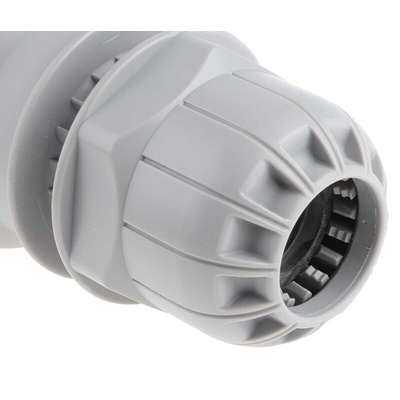 Scame IP67 Red Cable Mount 3P + E Industrial Power Plug, Rated At 64A, 415 V