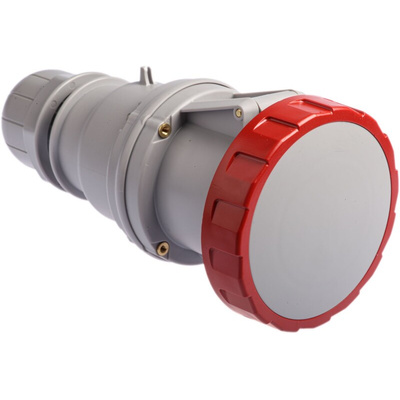 Scame IP66, IP67 Red Cable Mount 3P + N + E Industrial Power Socket, Rated At 64A, 415 V
