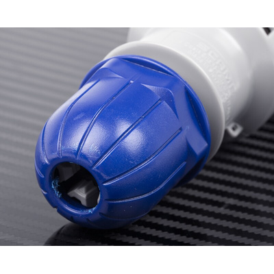 Scame IP66, IP67 Blue Cable Mount 2P + E Industrial Power Socket, Rated At 16A, 230 V
