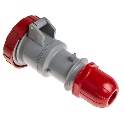 Scame IP66, IP67 Red Cable Mount 3P + E Industrial Power Socket, Rated At 32A, 415 V