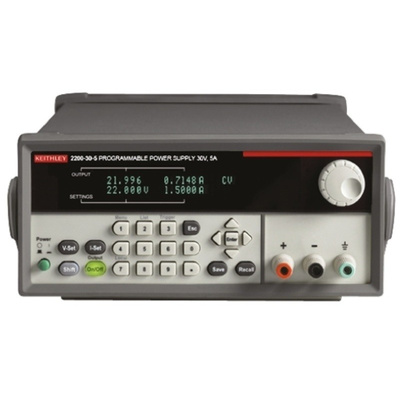 Keithley Bench Power Supply, , 100W, 1 Output , , 20V, 5A With RS Calibration