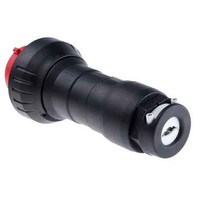 Eaton, GHG IP54, IP66 Black Cable Mount 3P + N + E Heavy Duty Power Connector Plug, Rated At 32A, 415 V