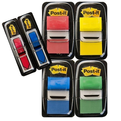 Post-It Assorted Sticky Note, 25.4mm x 43.2mm