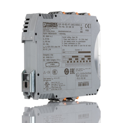 Phoenix Contact Motor Starter, Reversing, 24 V dc, 3 Phase, IP20, 9 A