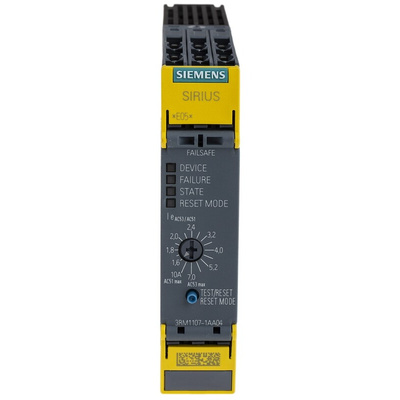 Siemens Starter, DOL, 3 kW, 500 V, 3 Phase, IP20, 1.6 → 7 A