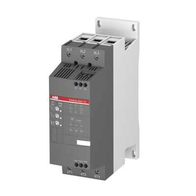 ABB Soft Starter, Soft Start, 45 kW, 600 V ac, 3 Phase, IP10, IP20