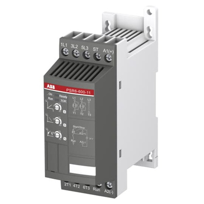 ABB Soft Starter, Soft Start, 3 kW, 208 → 600 V ac, 3 Phase, IP20