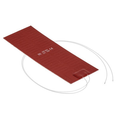 RS PRO Silicone Heater Mat, 15 W, 75 x 200mm, 12 V dc