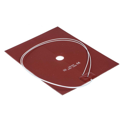RS PRO Silicone Heater Mat, 100 W, 150 x 200mm, 240 V ac