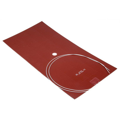 RS PRO Silicone Heater Mat, 533 W, 200 x 400mm, 240 V ac