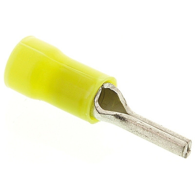 TE Connectivity, PLASTI-GRIP Insulated, Tin Crimp Pin Connector, 2.6mm² to 6.6mm², 12AWG to 10AWG, 2.5mm Pin Diameter,