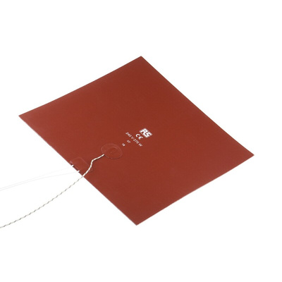 RS PRO Silicone Heater Mat, 275 W, 250 x 250mm, 240 V ac