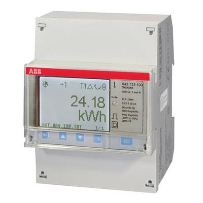 ABB 1 Phase LCD Energy Meter, Type Transformer Connected