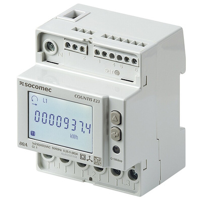 Socomec 3 Phase LCD Energy Meter