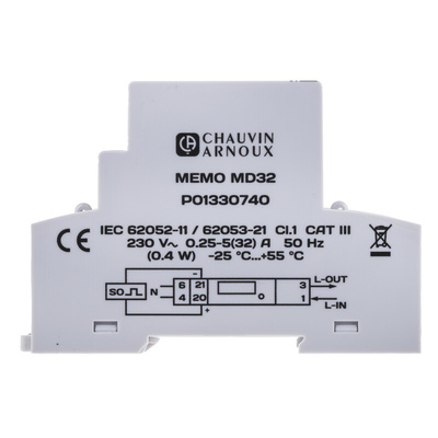 Chauvin Arnoux Energy 1 Phase LCD Energy Meter