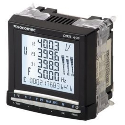 Socomec 3 Phase Backlit LCD Energy Meter