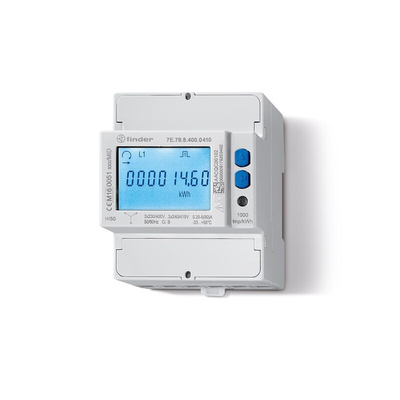 Finder 1 Phase LCD Energy Meter, Type
