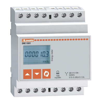Lovato 3 Phase LCD Energy Meter