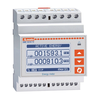 Lovato 3 Phase LCD Energy Meter