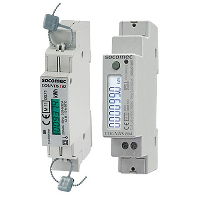 Socomec 1 Phase LCD Energy Meter