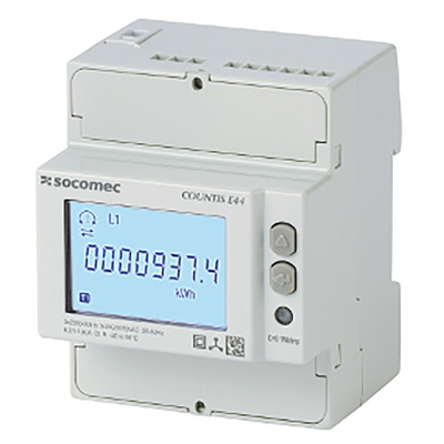Socomec 3 Phase Backlit LCD Energy Meter