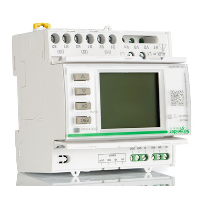 Schneider Electric 3 Phase Backlit LCD Energy Meter, Type