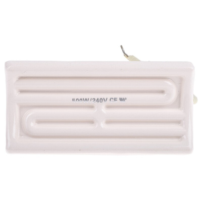 Ceramic Heating Element, 122mm, 500 W, 230 V ac