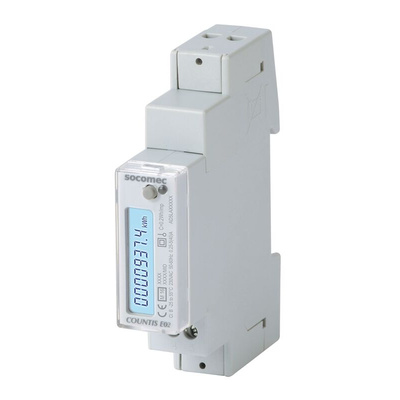 Socomec 1 Phase LCD Energy Meter