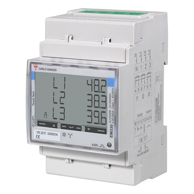 Carlo Gavazzi 3 Phase LCD Energy Meter