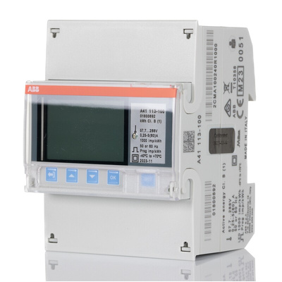 ABB 1 Phase LCD Energy Meter, Type Direct Connected