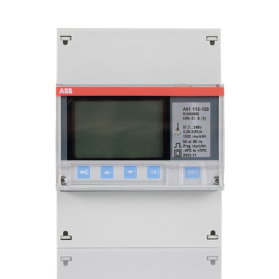 ABB 1 Phase LCD Energy Meter, Type Direct Connected