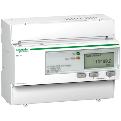 Schneider Electric 1, 3 Phase LCD Energy Meter