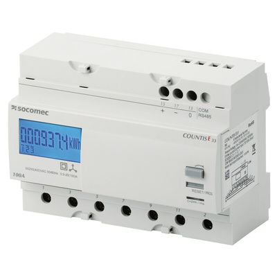 Socomec 3 Phase LCD Energy Meter, Type Energy Meter