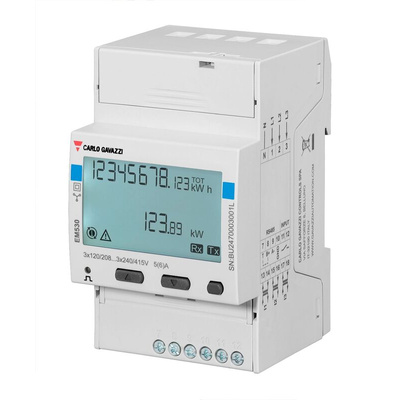 Carlo Gavazzi 3 Phase LCD Energy Meter, Type Energy Meter