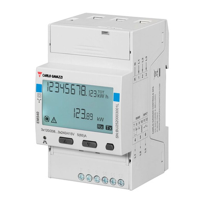 Carlo Gavazzi 3 Phase LCD Energy Meter, Type Energy Meter