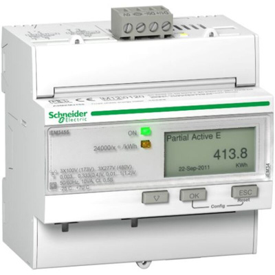 Schneider Electric 1, 3 Phase LCD Energy Meter, Type Energy Meter