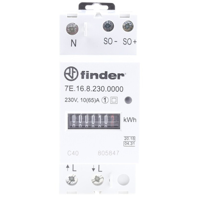 Finder 1 Phase Mechanical Energy Meter