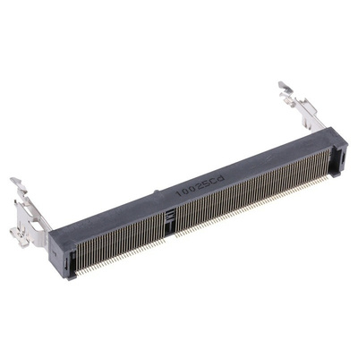 TE Connectivity 0.6mm Pitch 204 Way, Straight SMT Mount DDR3 DIMM Socket ,1.5 V