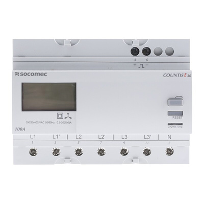 Socomec 3 Phase LCD Energy Meter