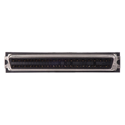 TE Connectivity AMPLIMITE .050 III Series, Female 68 Pin Right Angle Cable Mount SCSI Connector 1.27mm Pitch, Crimp,