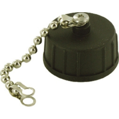 Amphenol, USB-A Cap with Chain for use with USBBF Series Field Receptacles