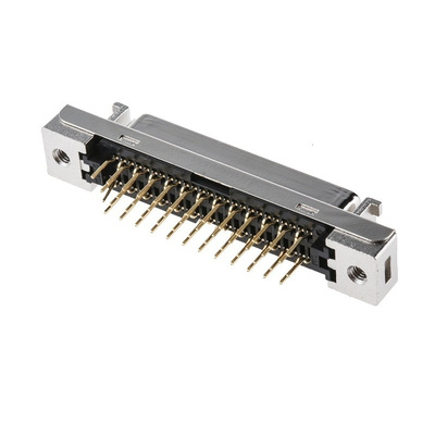 3M, 102 Female 50 Pin Straight Through Hole PCB Socket 1.27mm Pitch, Solder, Quick Latch