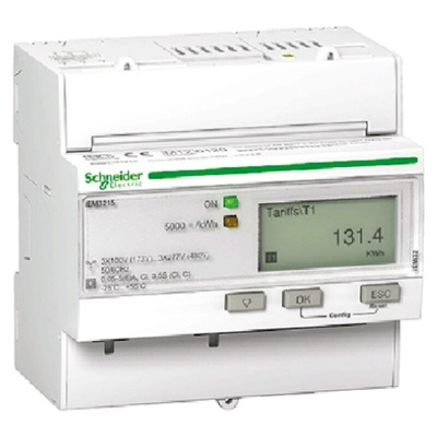 Schneider Electric 1, 3 Phase LCD Energy Meter