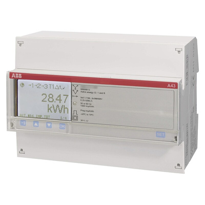 ABB 3 Phase LCD Energy Meter