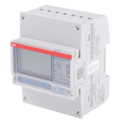 ABB 3 Phase LCD Energy Meter, Type Transformer Connected