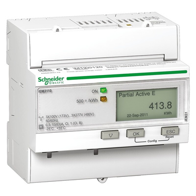 Schneider Electric LCD Energy Meter, Type Energy Meter
