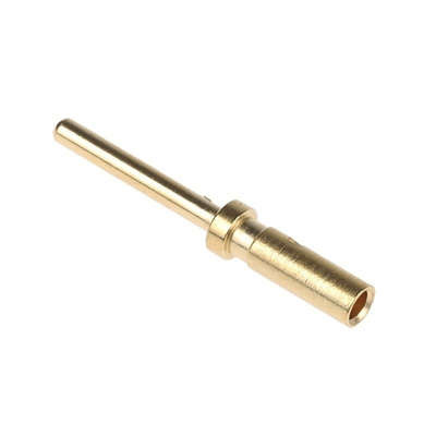 Cinch Connectors, Econo D Male Crimp D-sub Connector Contact, Gold Flash over Nickel Pin, 24 → 20 AWG