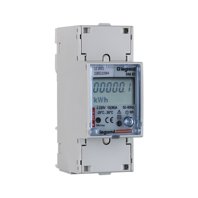 Legrand 1 Phase LCD Energy Meter, Type Electronic