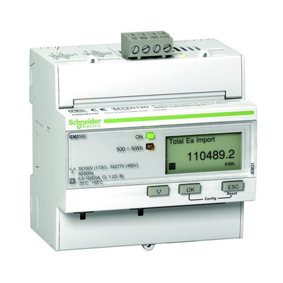 Schneider Electric 3 Phase LCD Energy Meter, Type Electronic