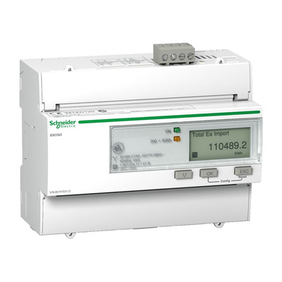 Schneider Electric 3 Phase LCD Energy Meter, Type Electronic